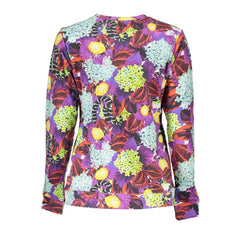 Cavalli Class Elegant Purple Crew Neck Sweater -   -  Cavalli Class.