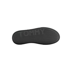 Tommy Hilfiger Chic Black Sneakers with Iconic Contrast Details -   -  Tommy Hilfiger.