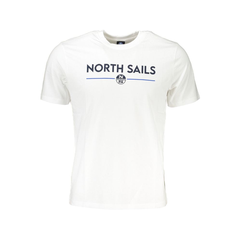 North Sails White Cotton T-Shirt -   -  North Sails.