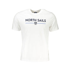 North Sails White Cotton T-Shirt -   -  North Sails.