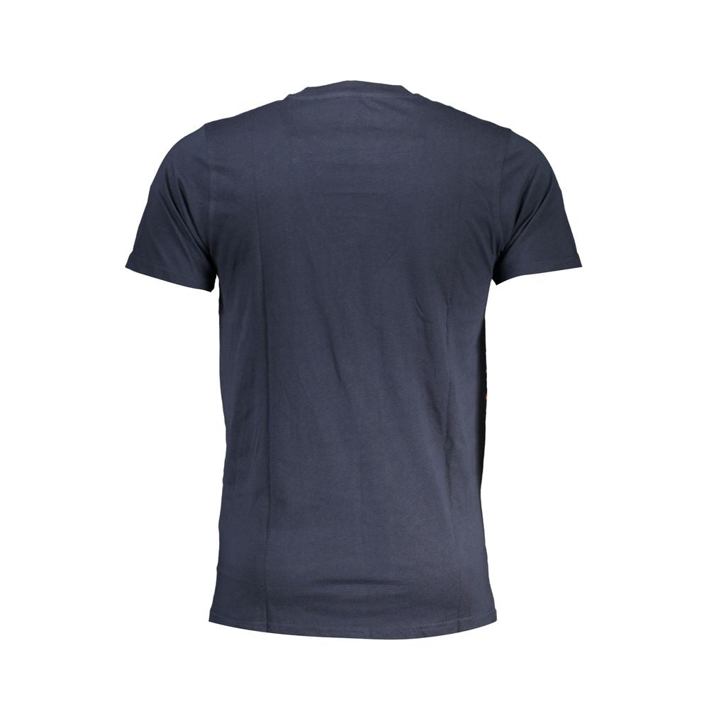 Cavalli Class Blue Cotton T-Shirt -   -  Cavalli Class.