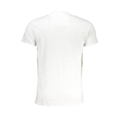 Cavalli Class White Cotton T-Shirt -   -  Cavalli Class.