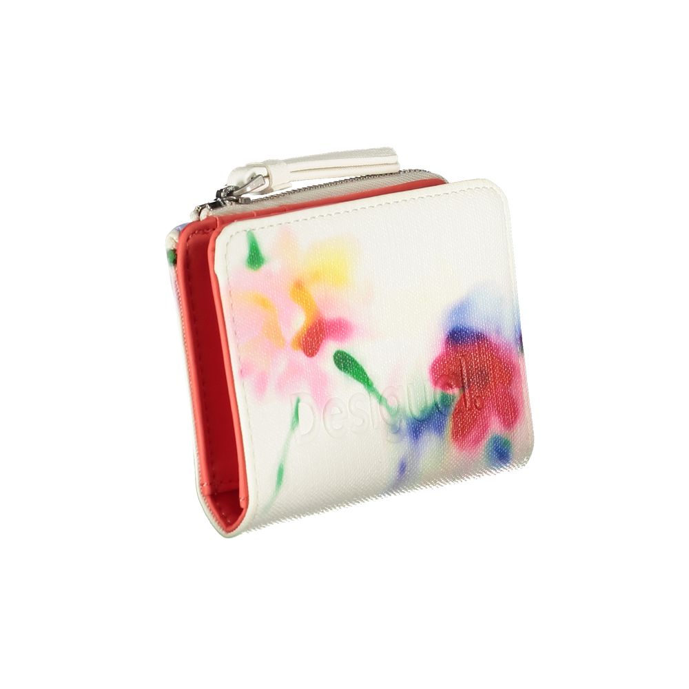 Desigual White Polyester Wallet -   -  Desigual.