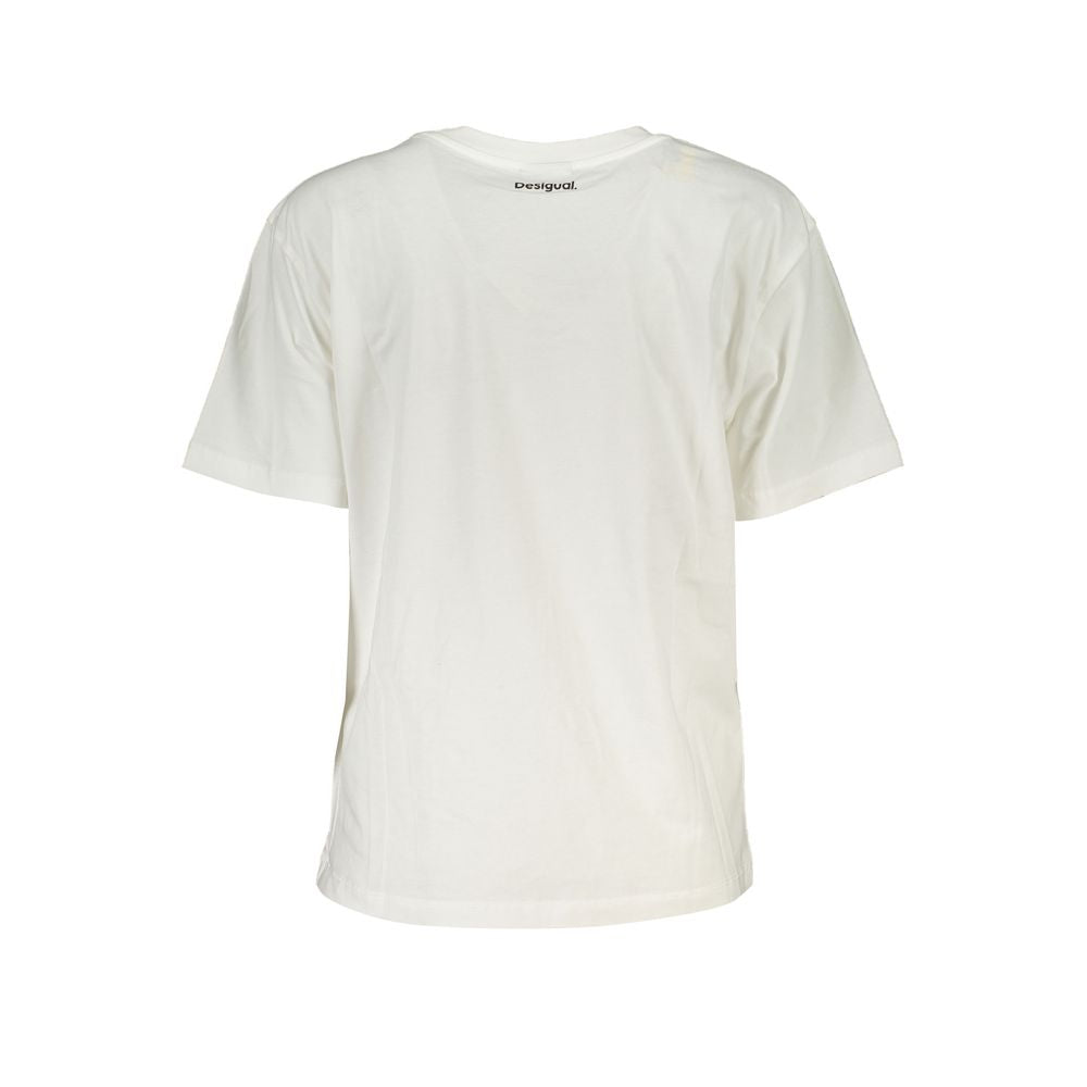 Desigual White Cotton Tops & T-Shirt -   -  Desigual.
