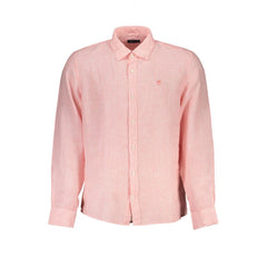 North Sails Pink Linen Shirt -   -  North Sails.