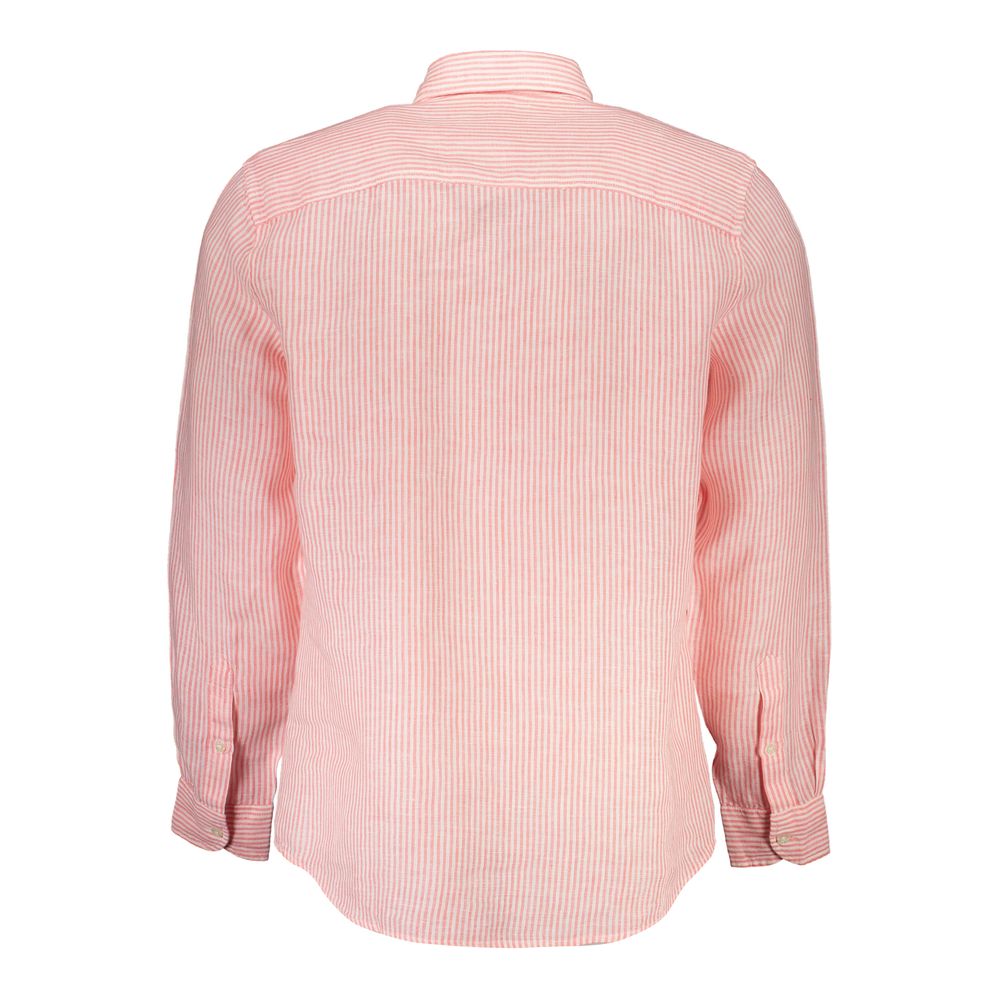 North Sails Pink Linen Shirt -   -  North Sails.