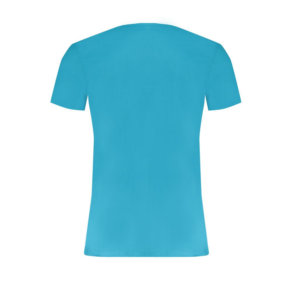 Trussardi Light Blue Cotton Men T-Shirt -   -  Trussardi.