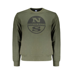 North Sails Green Cotton Men Sweater -   -  North Sails.