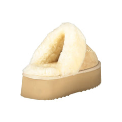 Laura Biagiotti Beige Polyester Women Sandal -   -  Laura Biagiotti.