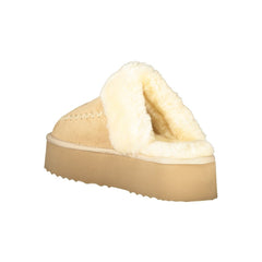 Laura Biagiotti Beige Polyester Women Sandal -   -  Laura Biagiotti.