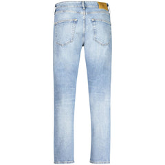 Calvin Klein Light Blue Cotton Men Jeans -   -  Calvin Klein.