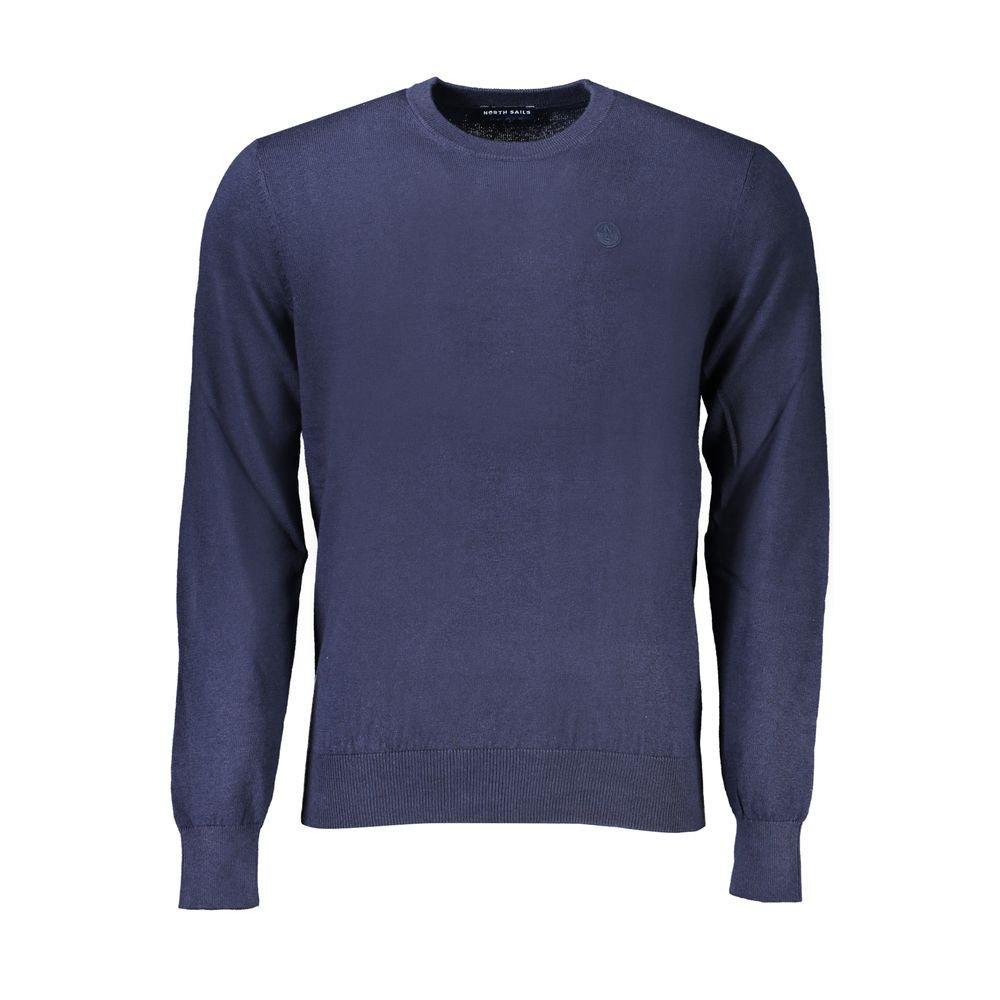 North Sails Blue Cotton Men Sweater -   -  North Sails.