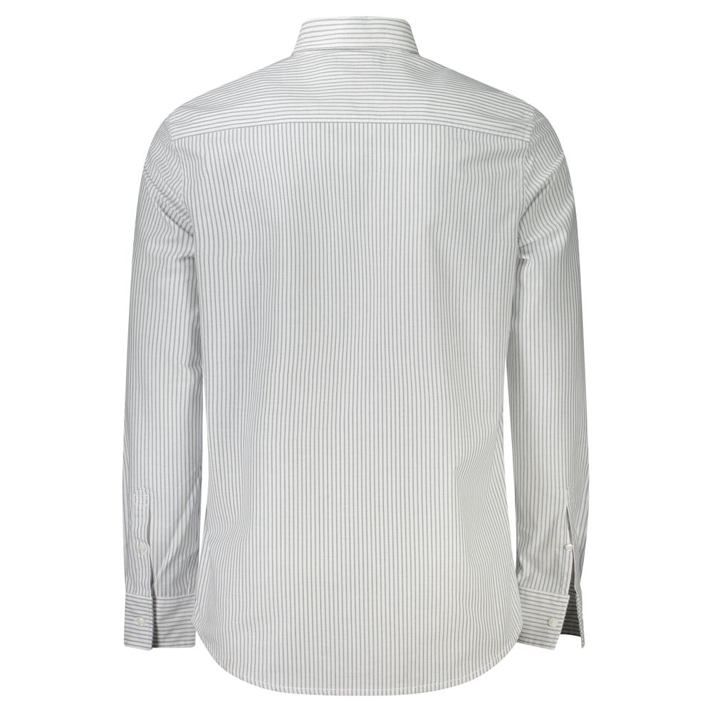 Calvin Klein White Cotton Men Shirt -   -  Calvin Klein.