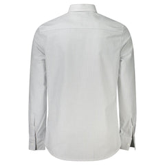 Calvin Klein White Cotton Men Shirt -   -  Calvin Klein.
