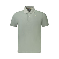 K-WAY Green Cotton Men Polo Shirt -   -  K-WAY.