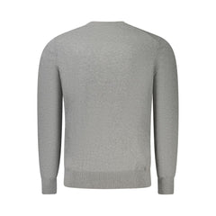 Hugo Boss Gray Cotton Men Sweater -   -  Hugo Boss.