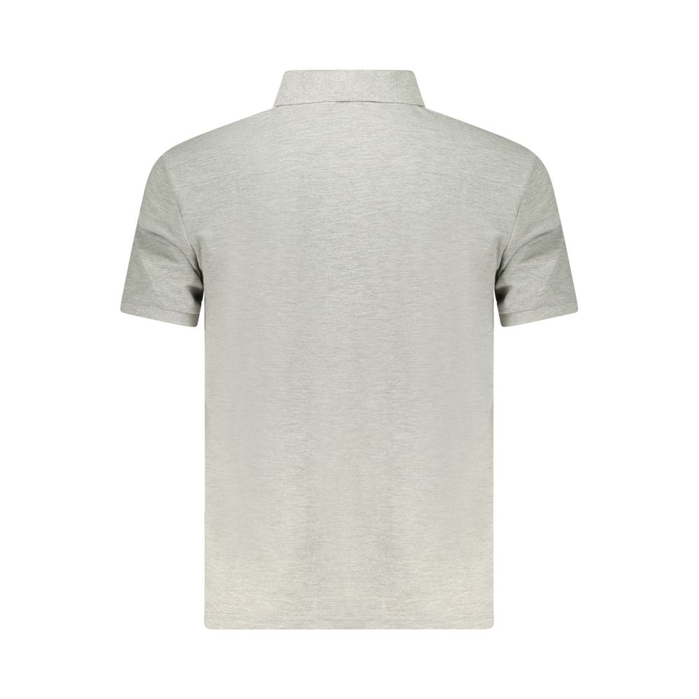 North Sails Gray Cotton Men Polo Shirt -   -  North Sails.