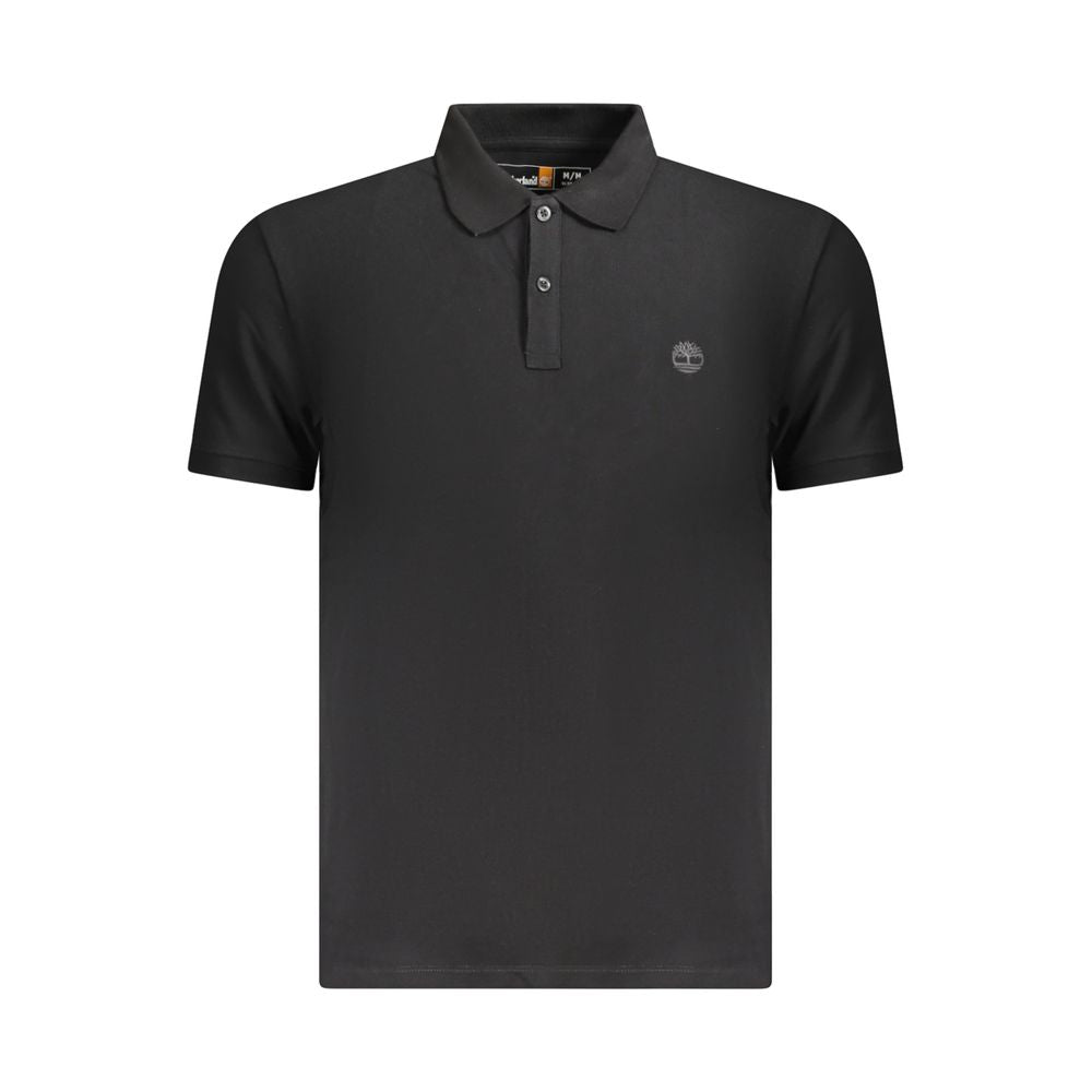 Timberland Black Cotton Men Polo Shirt -   -  Timberland.