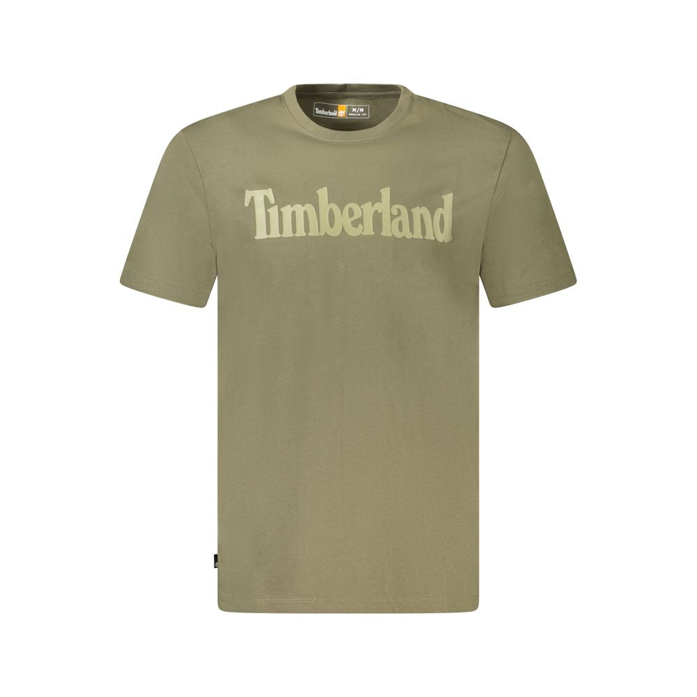 Timberland Green Cotton T-Shirt -   -  Timberland.