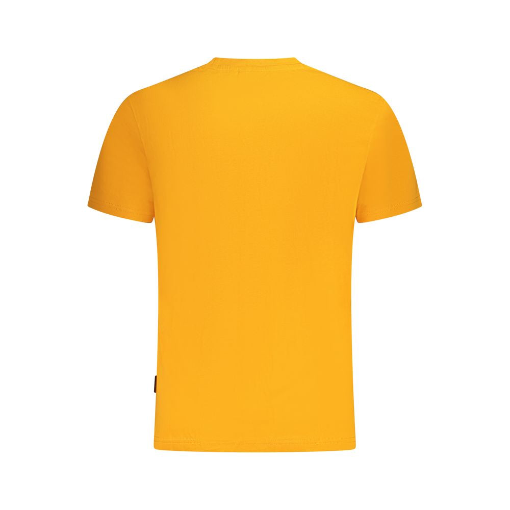 Napapijri Orange Cotton Men T-Shirt -   -  Napapijri.