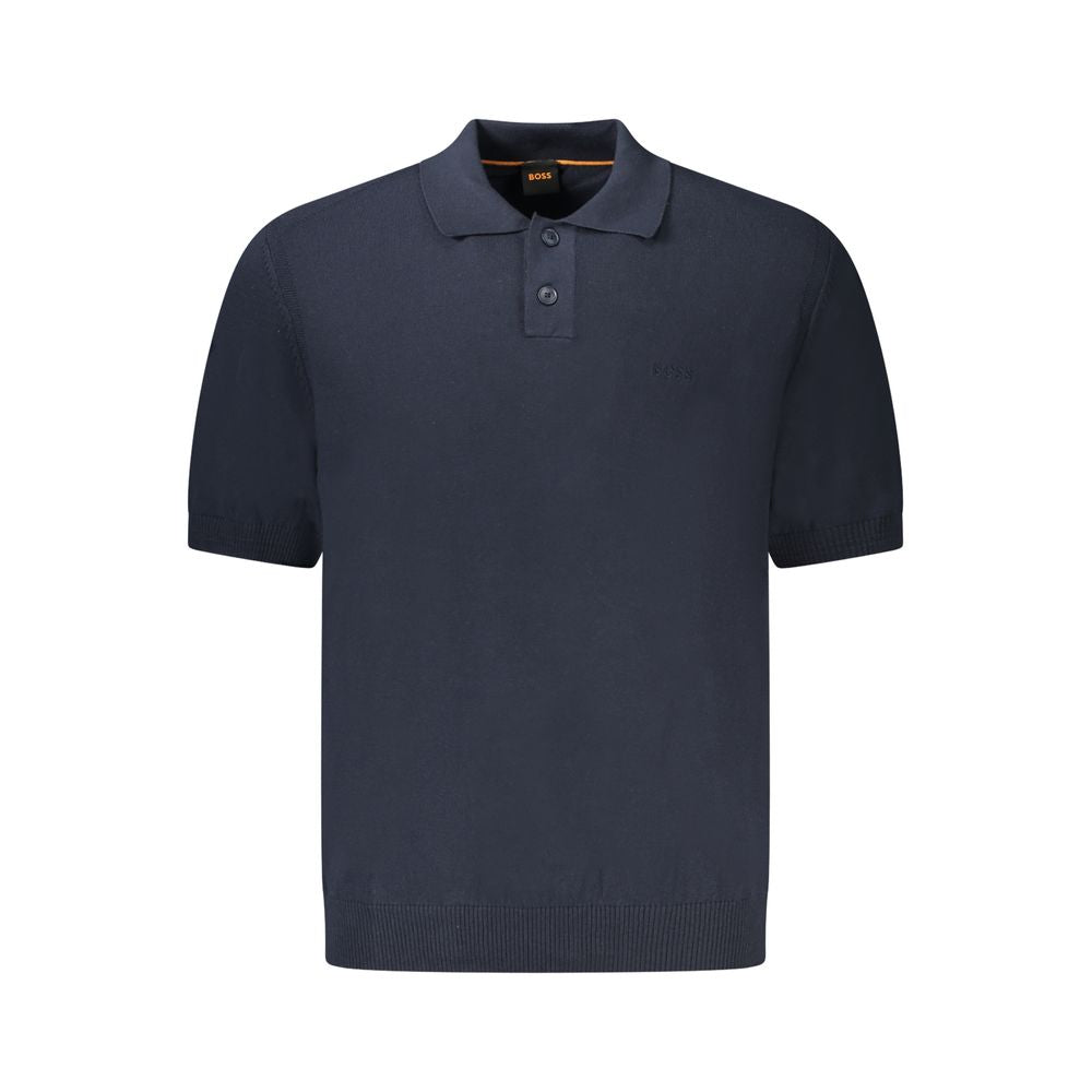 Hugo Boss Blue Cotton Sweater -   -  Hugo Boss.