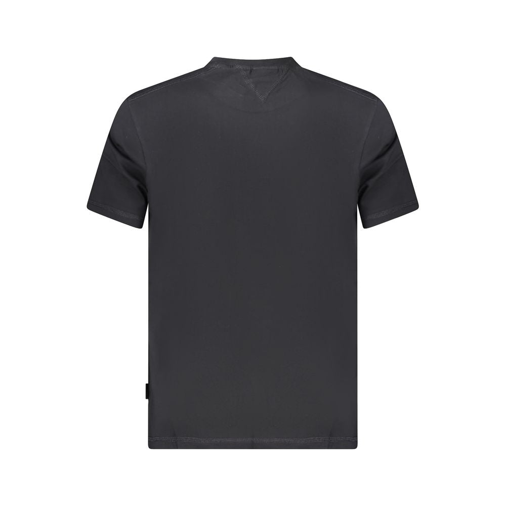 Napapijri Black Cotton Men T-Shirt -   -  Napapijri.