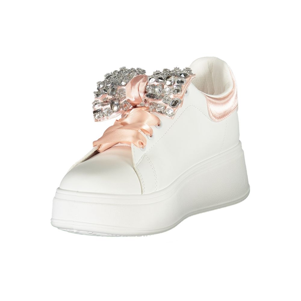 Laura Biagiotti White Synthetic Women Sneaker -   -  Laura Biagiotti.