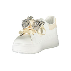 Laura Biagiotti White Polyester Women Sneaker -   -  Laura Biagiotti.