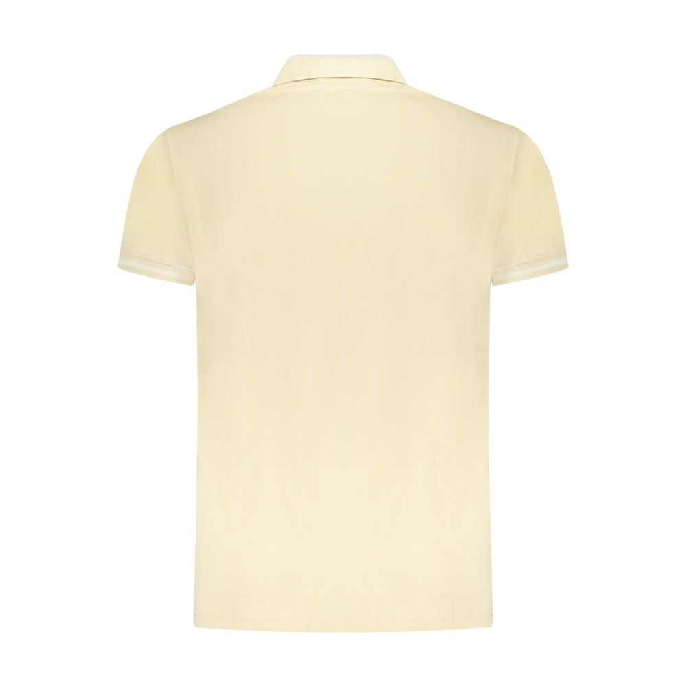 Cavalli Class Beige Cotton Men Polo Shirt -   -  Cavalli Class.