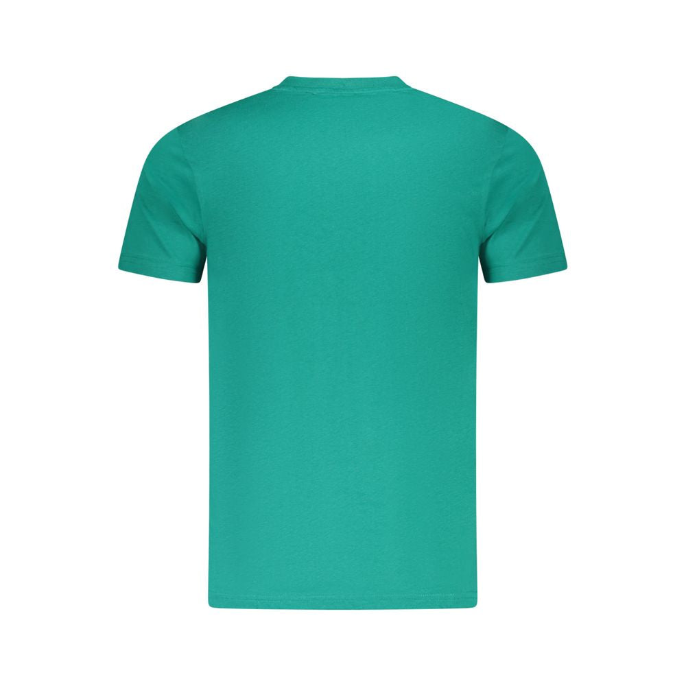 Cavalli Class Green Cotton Men T-Shirt -   -  Cavalli Class.