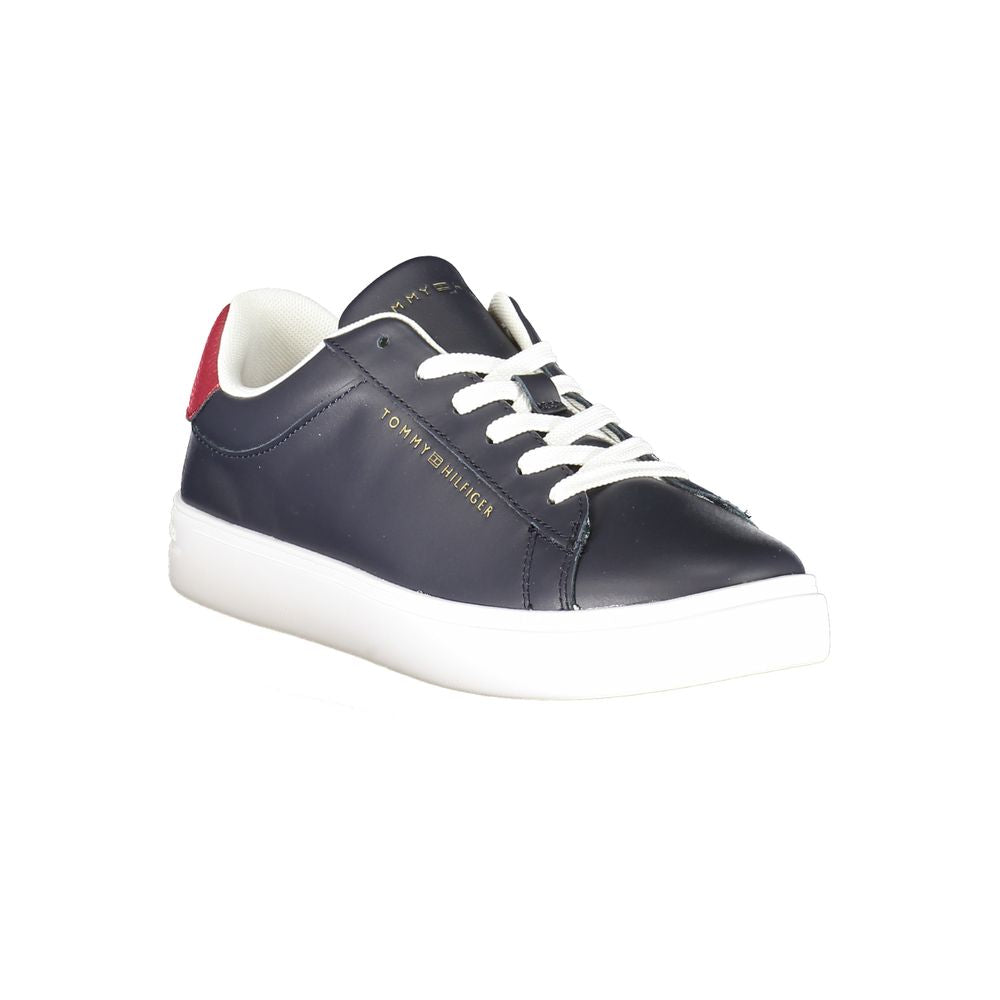 Tommy Hilfiger Blue Leather Women Sneaker -   -  Tommy Hilfiger.
