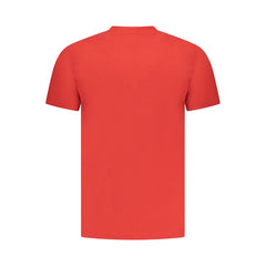 Cavalli Class Red Cotton Men T-Shirt -   -  Cavalli Class.