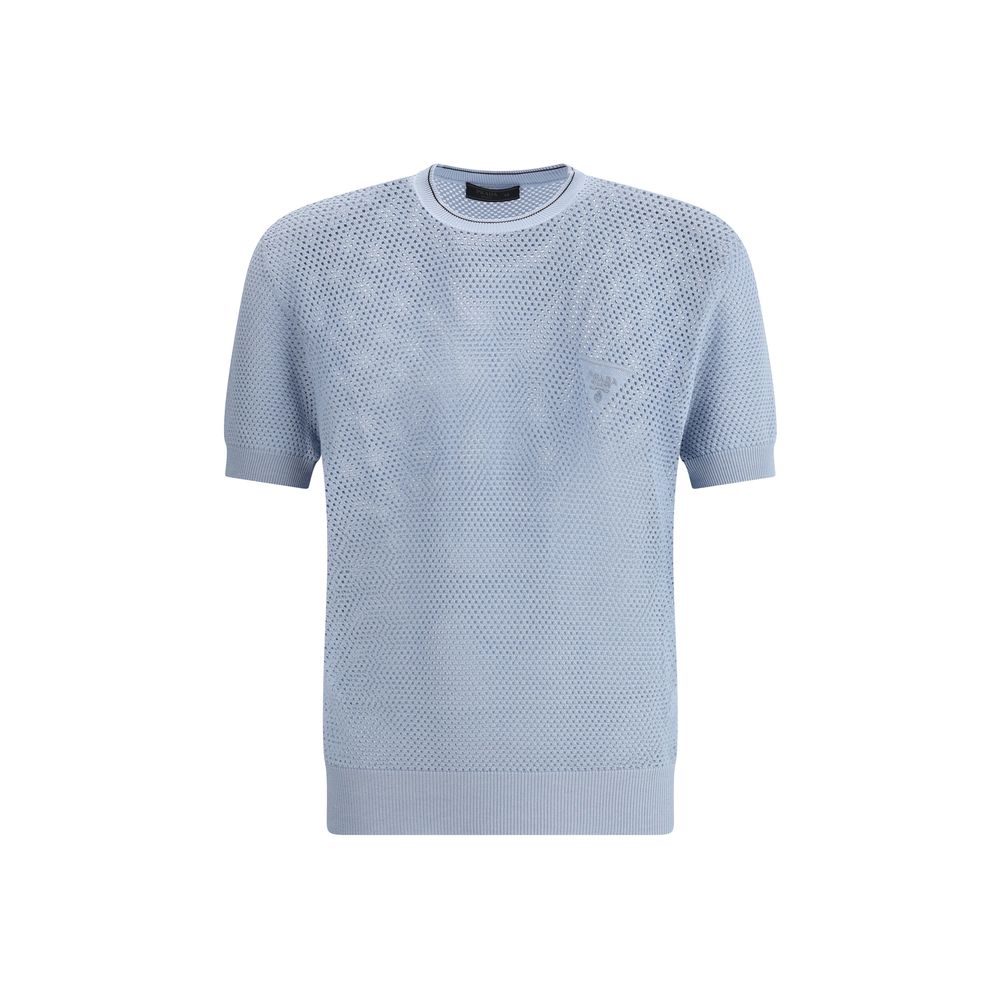 Prada Lace-up T-Shirt -   -  Prada.