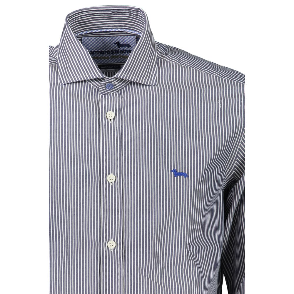 Harmont & Blaine Elegant Narrow Fit Long Sleeve Shirt -   -  Harmont & Blaine.