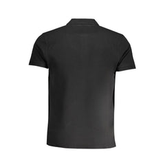 Cavalli Class Black Cotton Polo Shirt -   -  Cavalli Class.