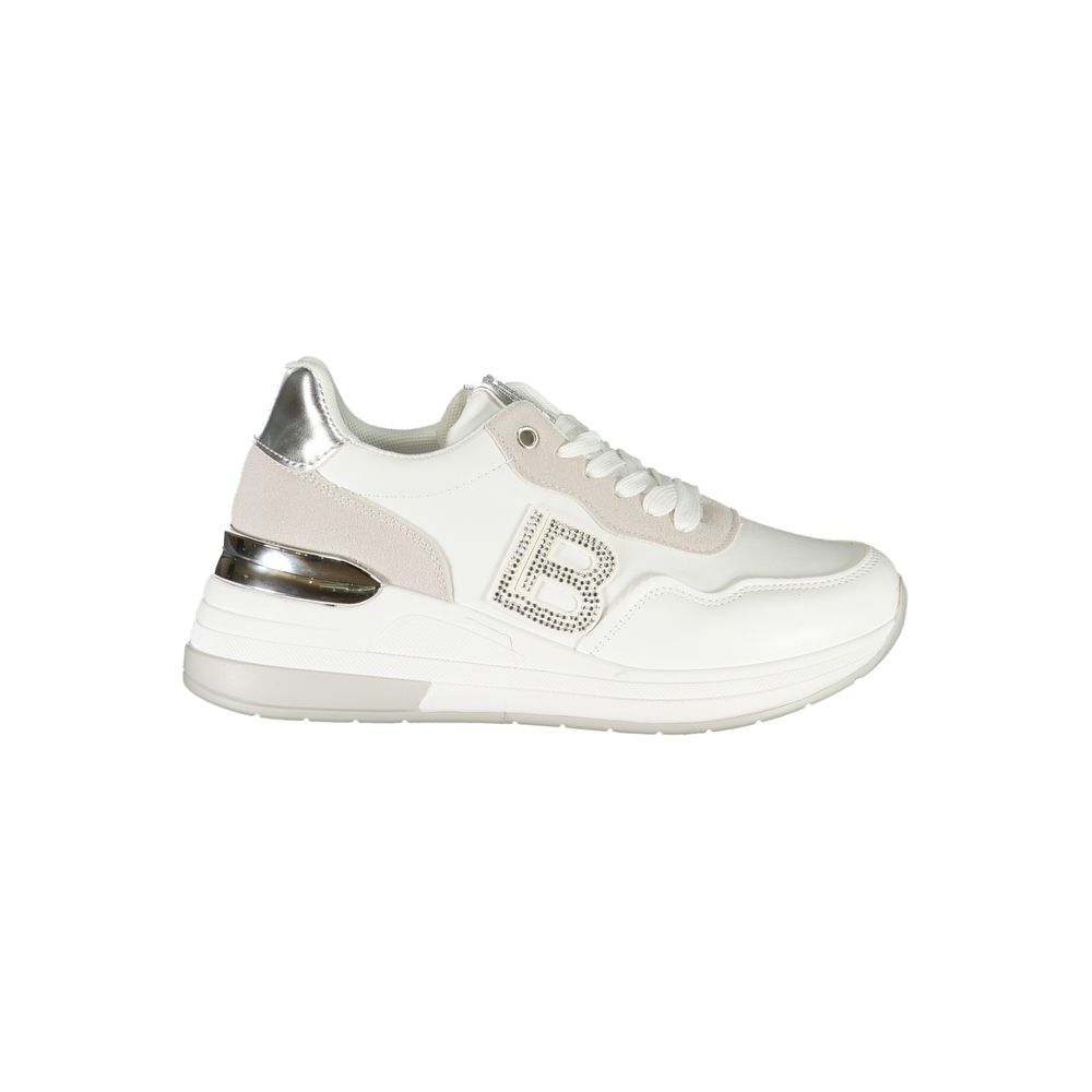 Laura Biagiotti White Polyester Women Sneaker -   -  Laura Biagiotti.