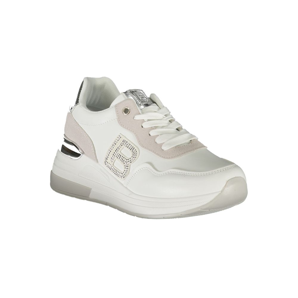 Laura Biagiotti White Polyester Women Sneaker -   -  Laura Biagiotti.