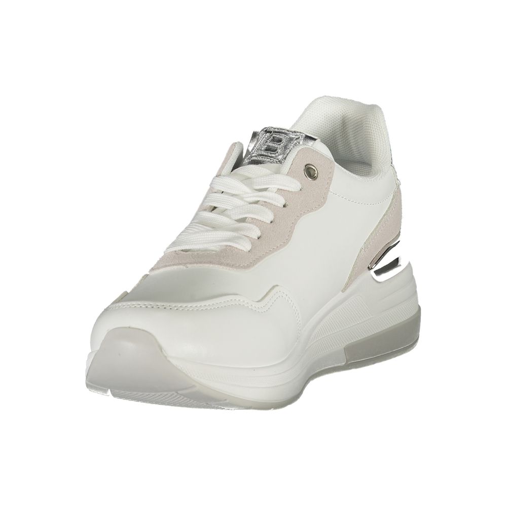 Laura Biagiotti White Polyester Women Sneaker -   -  Laura Biagiotti.