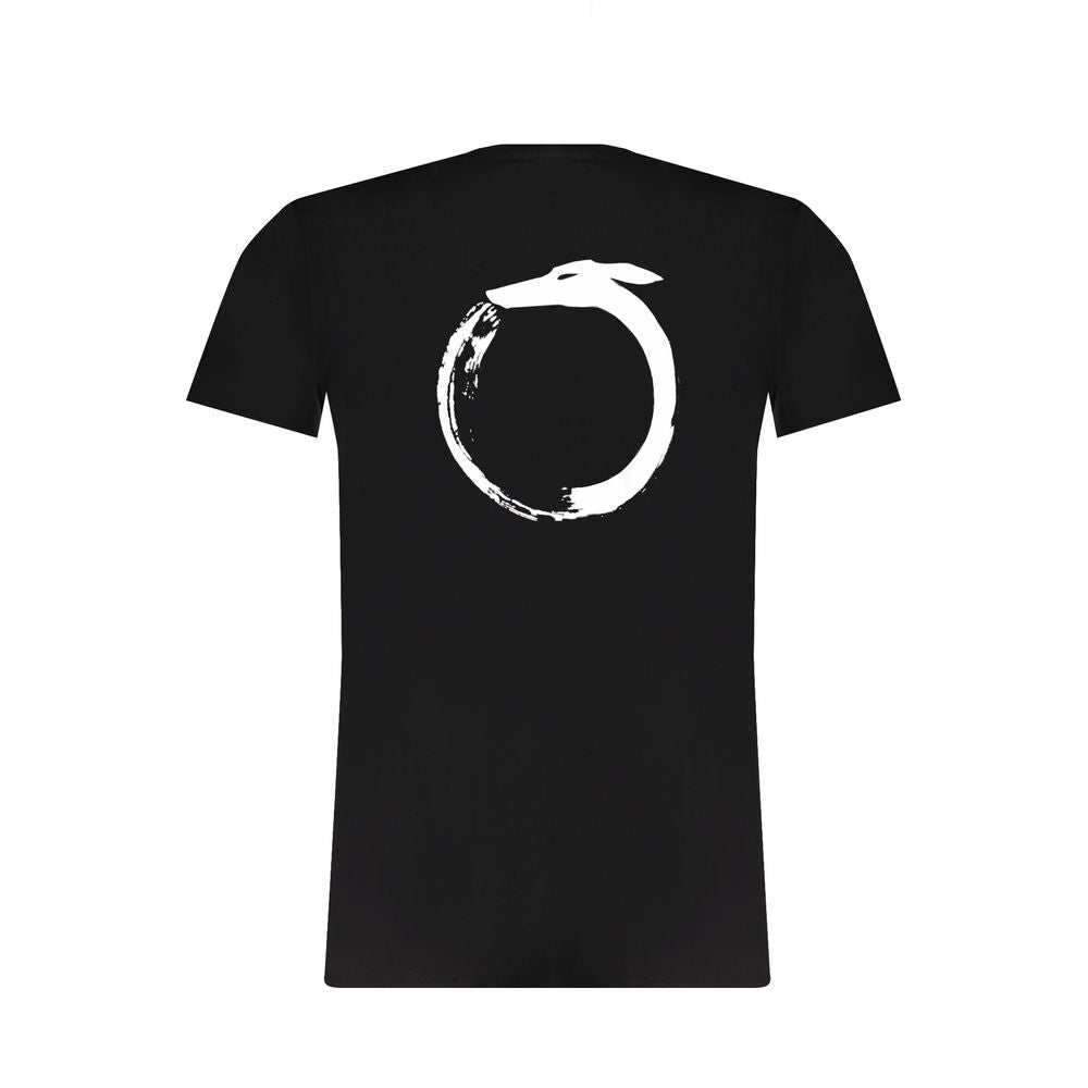 Trussardi Black Cotton T-Shirt -   -  Trussardi.