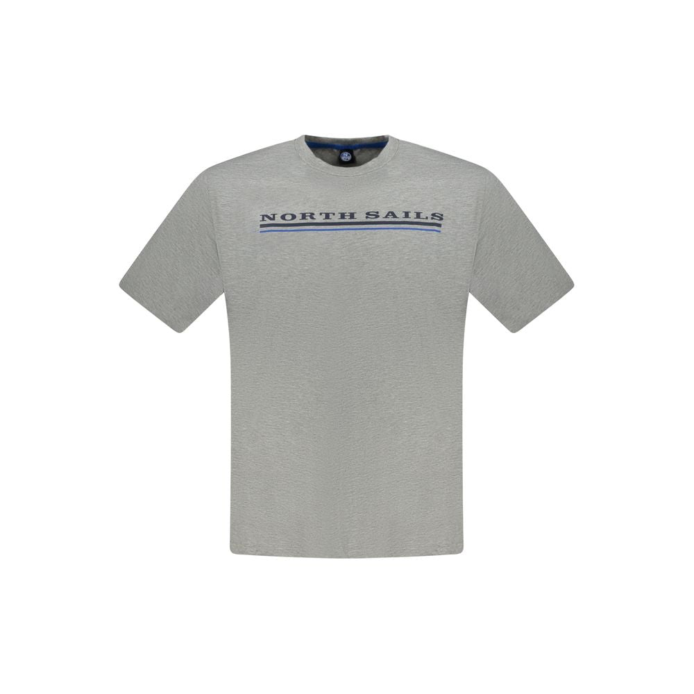 North Sails Brown Cotton Men T-Shirt -   -  North Sails.