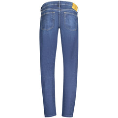 Calvin Klein Blue Cotton Men Jean -   -  Calvin Klein.