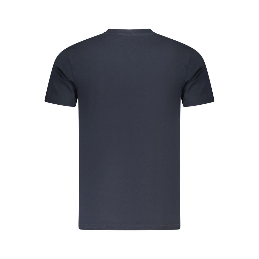 Cavalli Class Blue Cotton Men T-Shirt -   -  Cavalli Class.