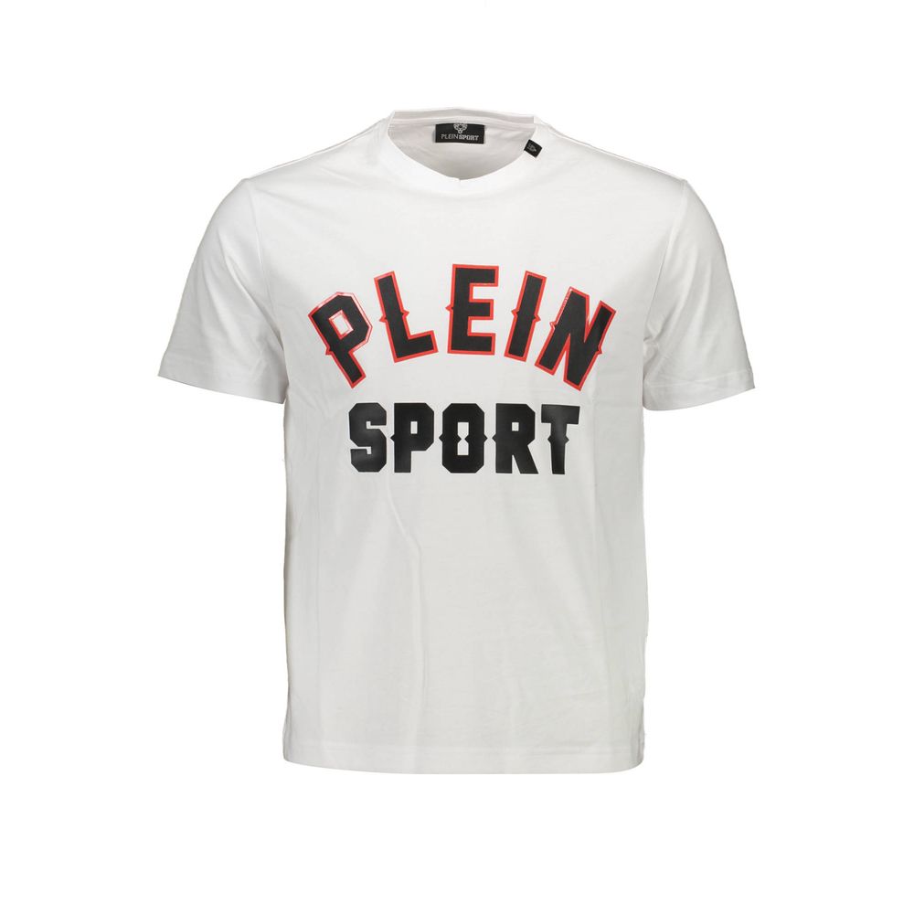 Plein Sport White Cotton Men T-Shirt -   -  Plein Sport.