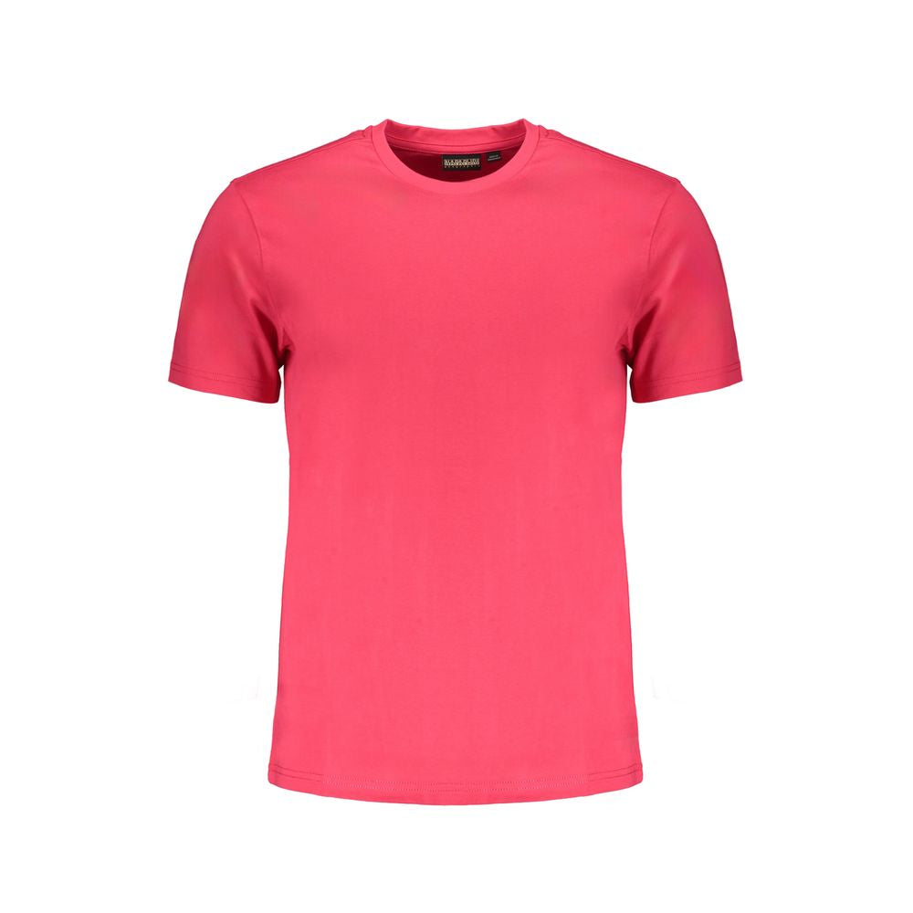 Napapijri Pink Cotton T-Shirt -   -  Napapijri.