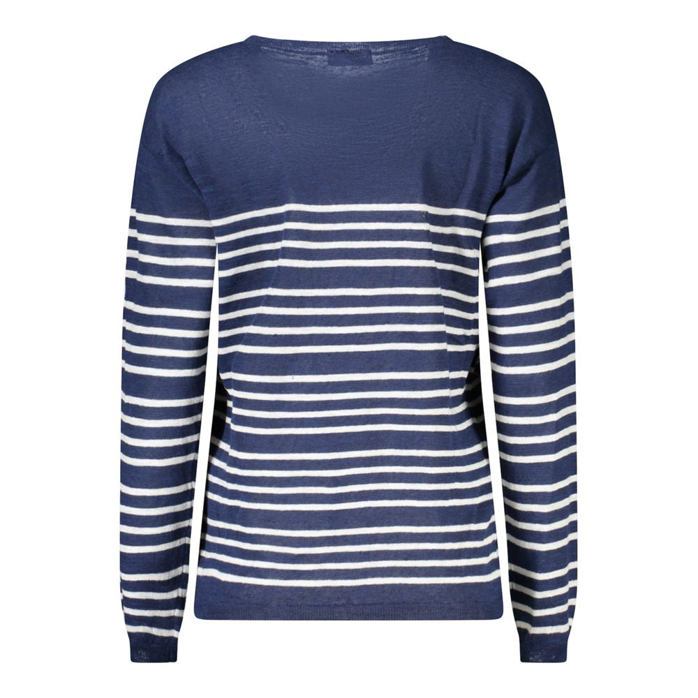 North Sails Blue Cotton Women Sweater -   -  North Sails.