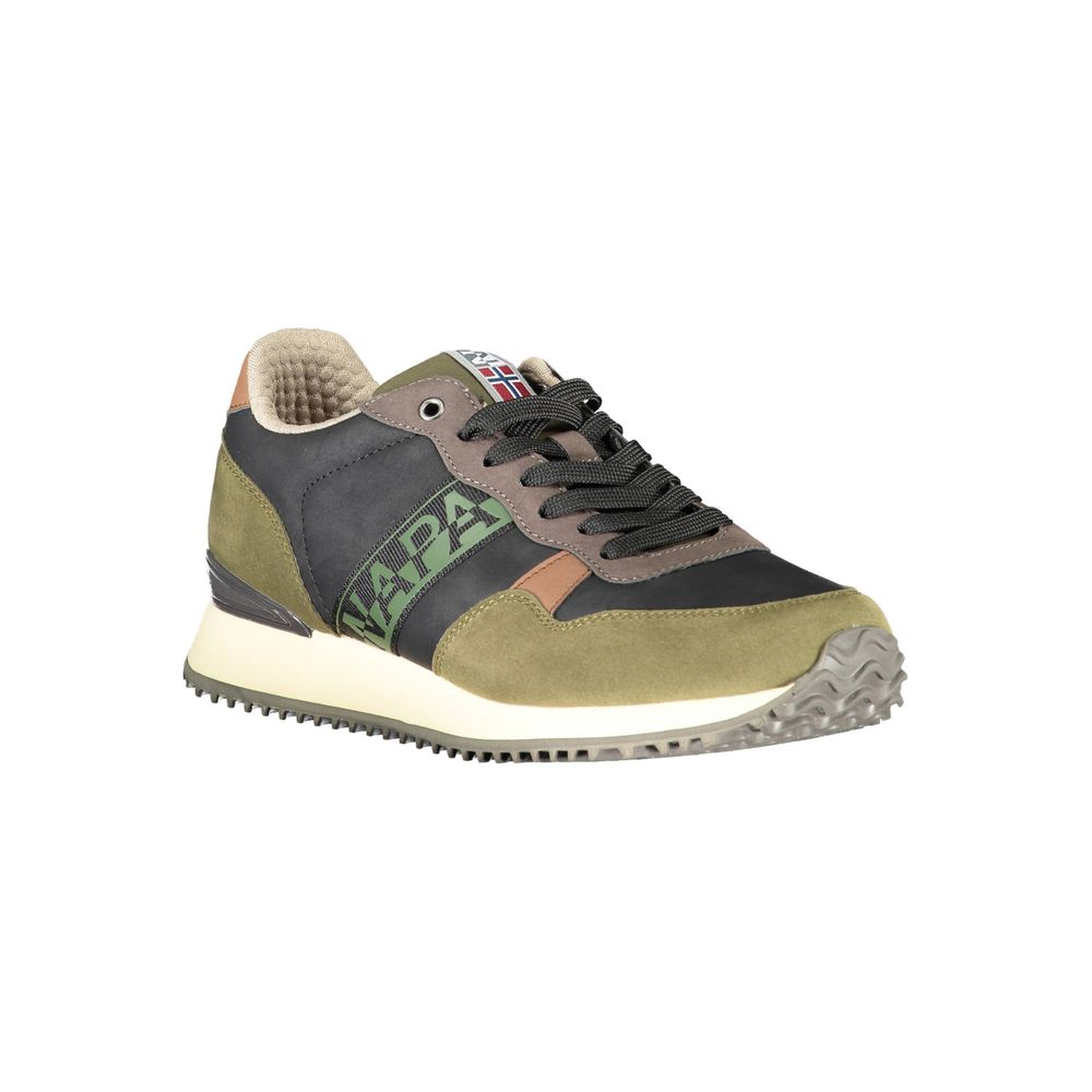Napapijri Green Polyester Men Sneaker -   -  Napapijri.