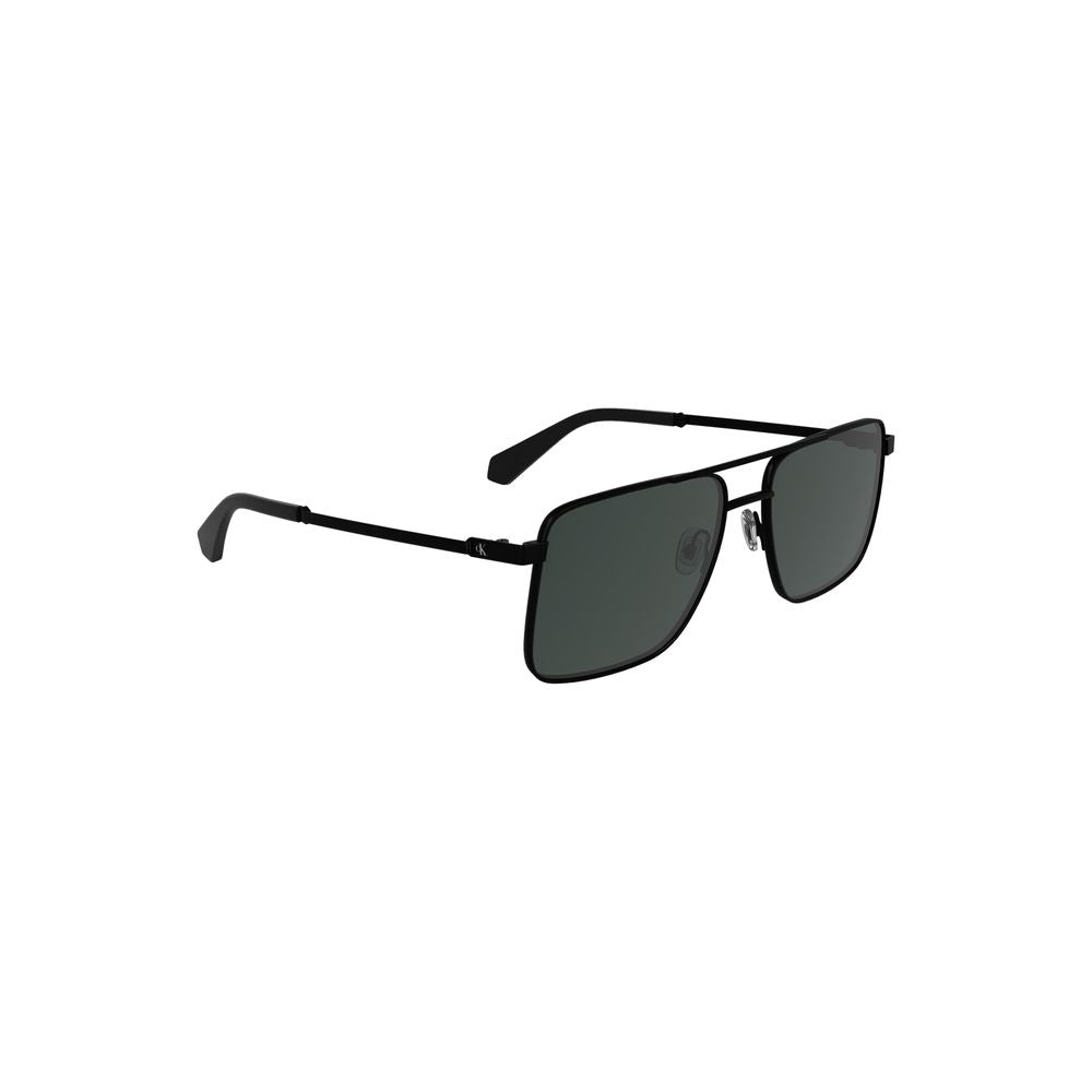 Calvin Klein Black Metal Men Sunglass -   -  Calvin Klein.