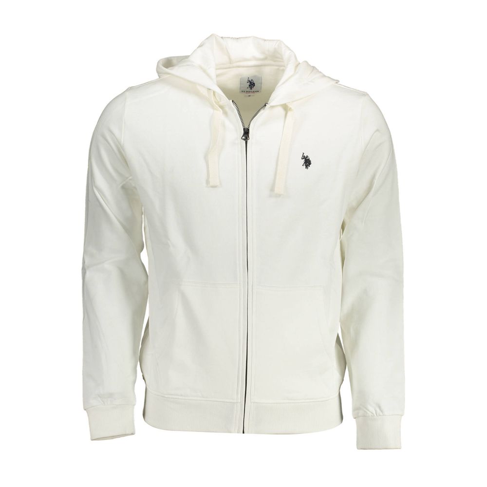 U.S. POLO ASSN. White Cotton Men Sweater -   -  U.S. POLO ASSN..