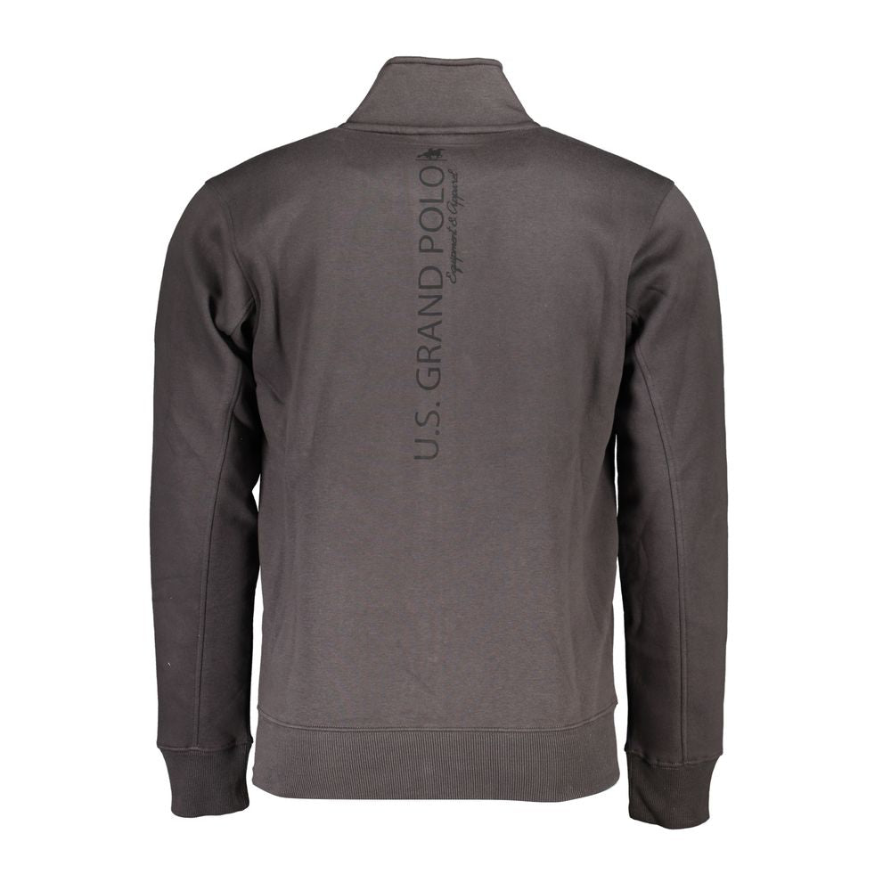 U.S. Grand Polo Brown Cotton Men Sweater -   -  U.S. Grand Polo.