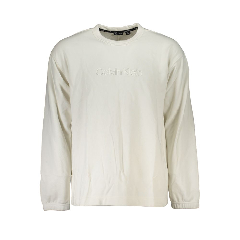 Calvin Klein White Cotton Men Sweater -   -  Calvin Klein.